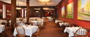 Mary Wells Room, a large traditional dining room