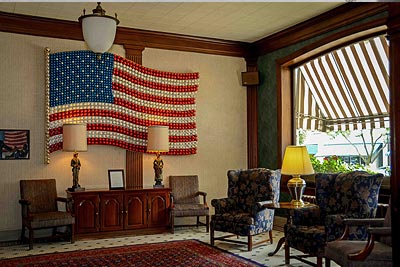 Christmas Bulb American Flag