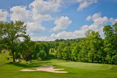 Summer golfing days in Wellsboro, PA